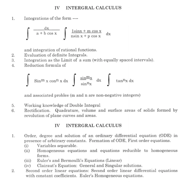 WB SLST Mathematics Syllabus 2025 Class IX-X, XI-XII