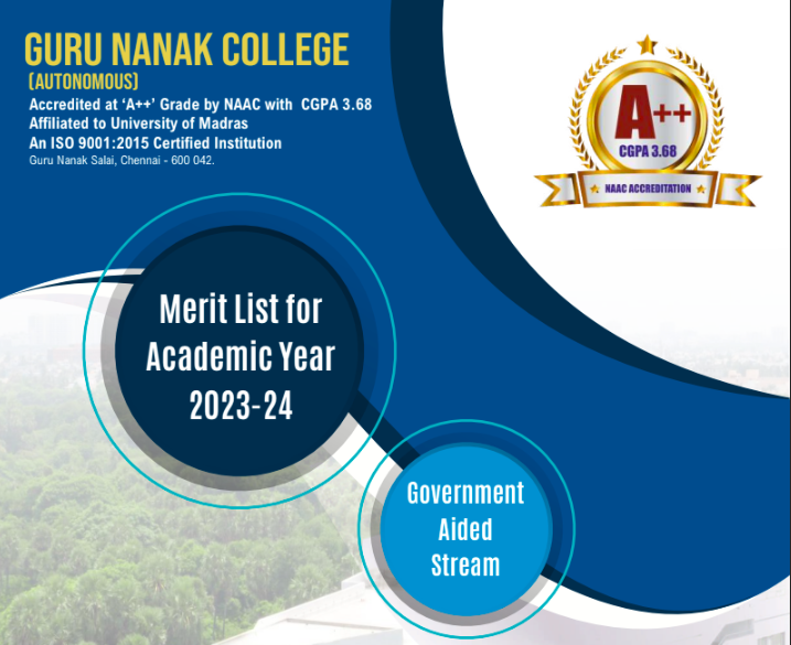 guru nanak college selection list 2023 download pdf