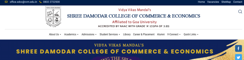 damodar college admission 2023 first cut off list and merit list download pdf