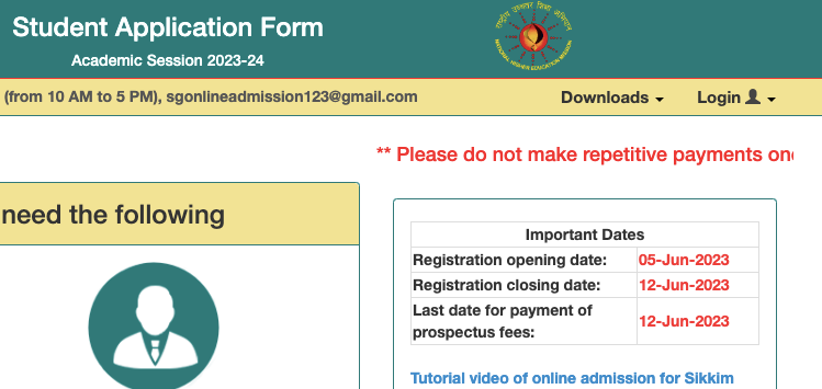 sikkim rusa govt college admission merit list 2023 download pdf