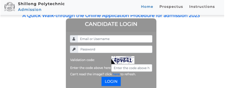 shillong polytechnic college admission merit list 2023 final selected candidates list