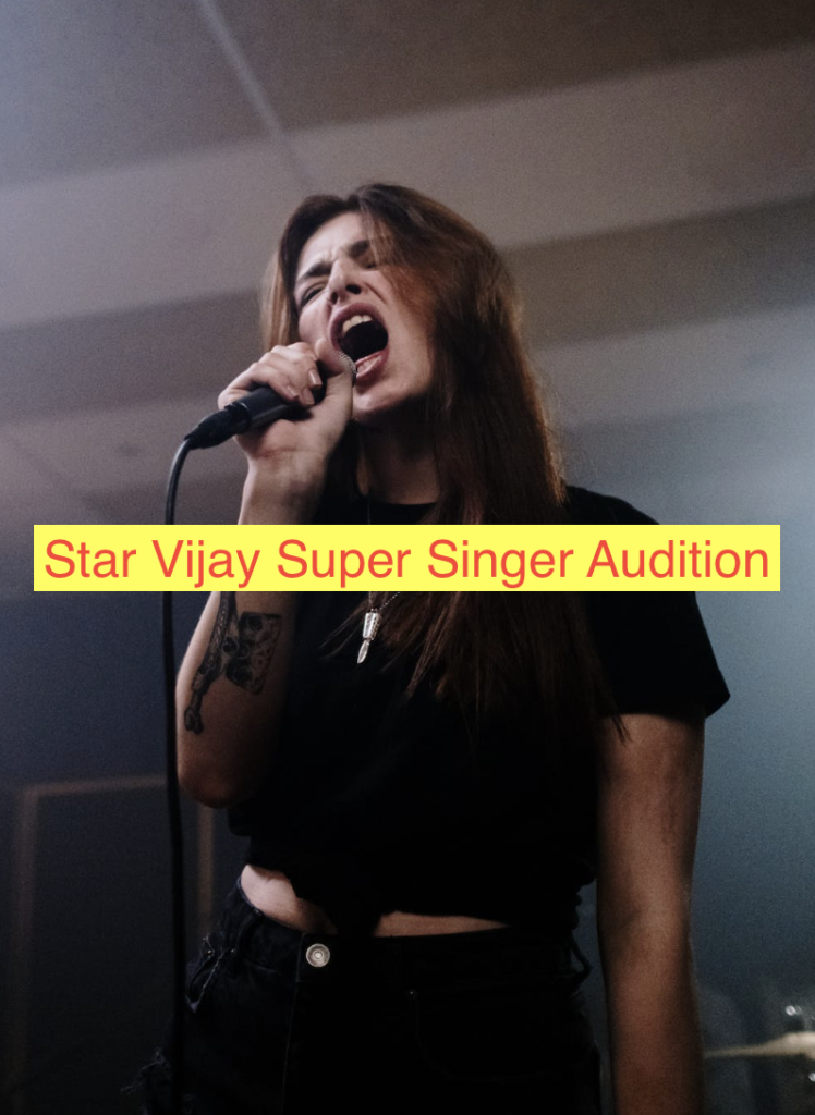 Star Vijay Super Singer Audition 