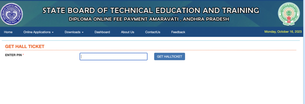 AP SBTET Hall Ticket 2023