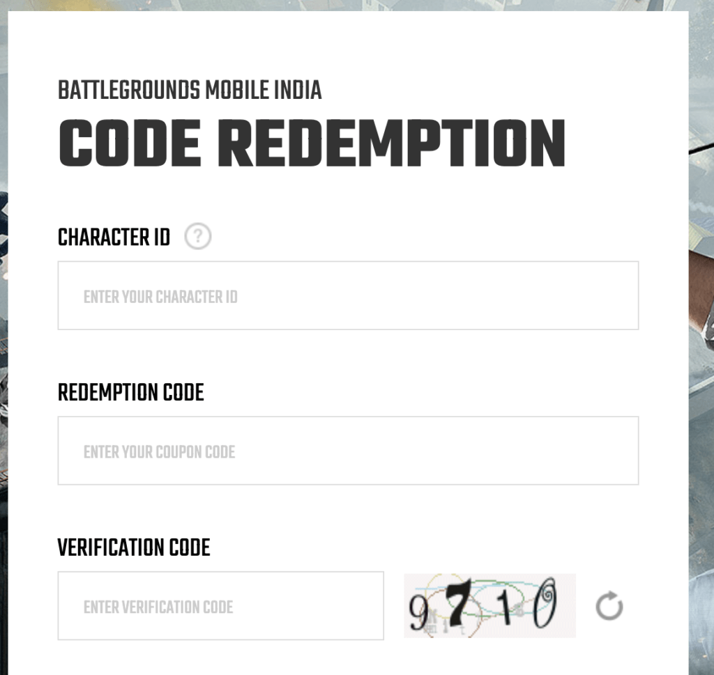 BGMI Redeem Code Today