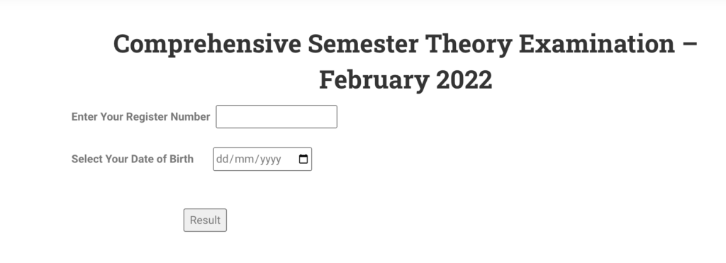 SRCAS Exam Results 2023