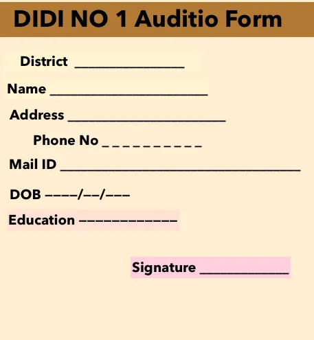 DIDI No 1 Audition 2025