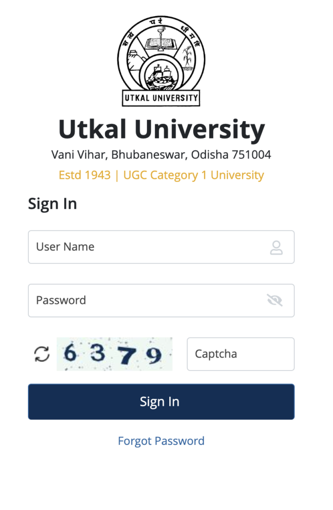 Utkal University Exam Schedule 2024