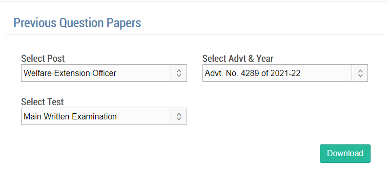 OSSC WEO Previous Year Question Paper Download Online