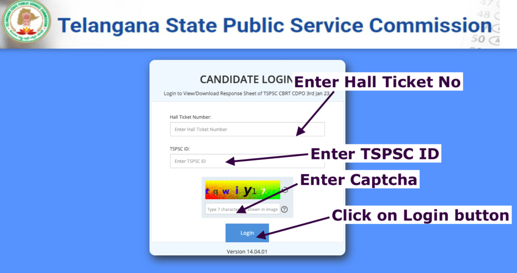 answer key for tspsc cdpo exam model response answer sheet - check result online