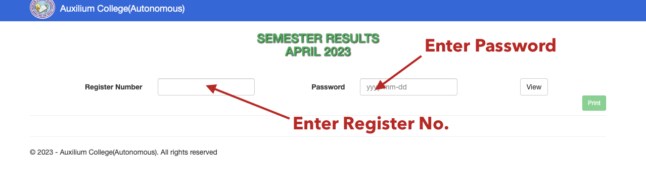 Auxilium College Results 2023 April Semester{Out} result ...