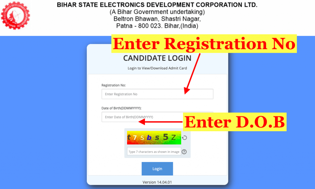 BELTRON DEO Admit Card 2023 {Out} Exam Date bsedc.bihar.gov.in
