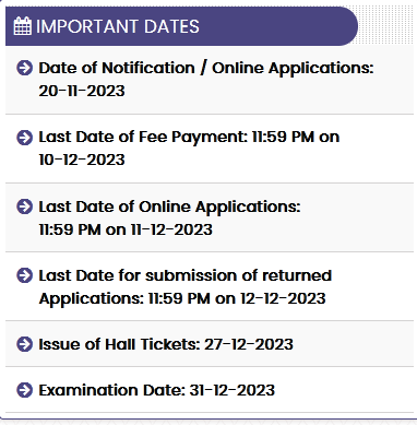 AP AHD Animal Husbandry Admit Card
