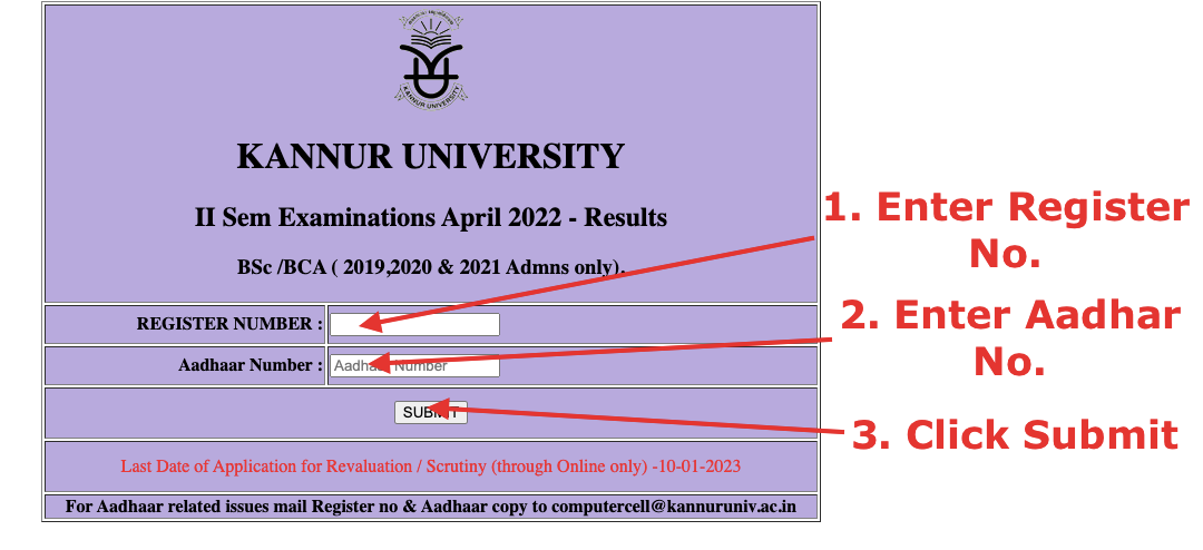 Kannur University Result 2024 Degree PG Sem Exam Out