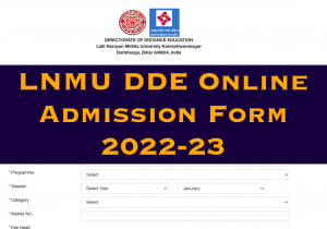 DDE LNMU Admission 2024 Online Application Form Dates For UG & PG