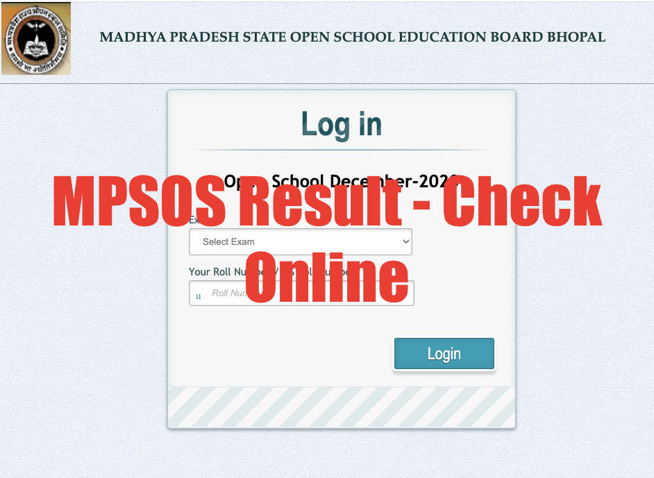 mpsos result 2023 check online now mpsos.nic.in
