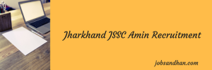 Jharkhand JSSC Amin Recruitment 2023 download