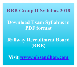 rrb group d syllabus 2024 download pdf english hind language exam pattern selection process indian railway recruitment board