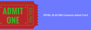 JUVNL Admit Card 2023