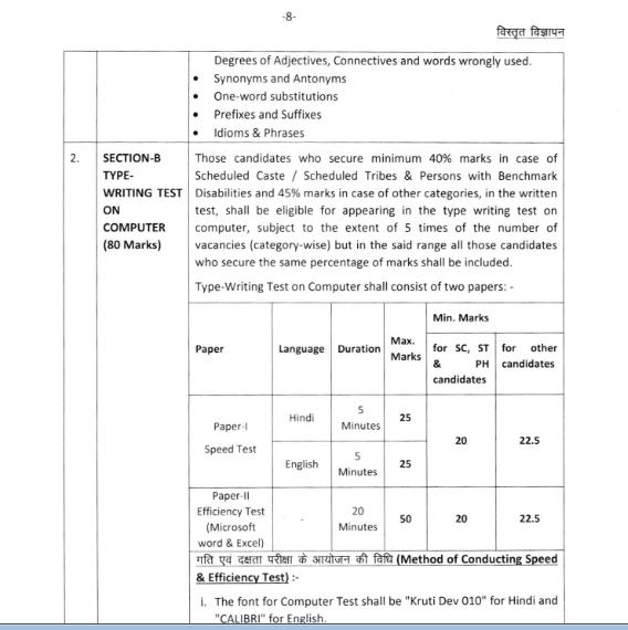 RHC System Assistant Syllabus Exam Pattern Download