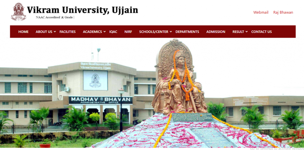 Vikram University Time Table 2023 BA BSc BCom 1st 2nd 3rd Year, Time table check online for vikram university 2023,